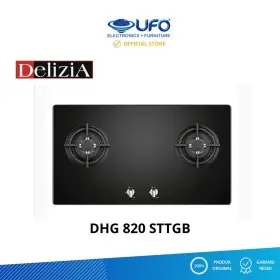 DELIZIA DHG820STTGB BUILT IN GAS HOB 80 CM