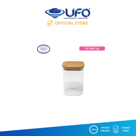 Ufoelektronika Formia 1.4L Nature Candy Jar Square FR849CL CLEARANCE SALE 