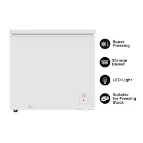 TCL Chest Freezer Box 210 Liter Fast Freezing TCF210ZID