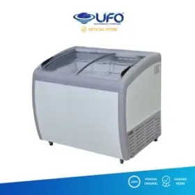 GEA Chest Freezer Box 260 Liter Sliding Curve Glass SD260BY