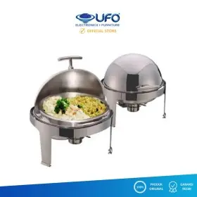 Getra Chafing Dish Round Roll Top Prasmanan Bulat YF721