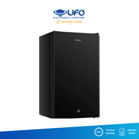 Ufoelektronika HISENSE RR125D4IBN Kulkas 1 Pintu Single Door Refrigerator 91L