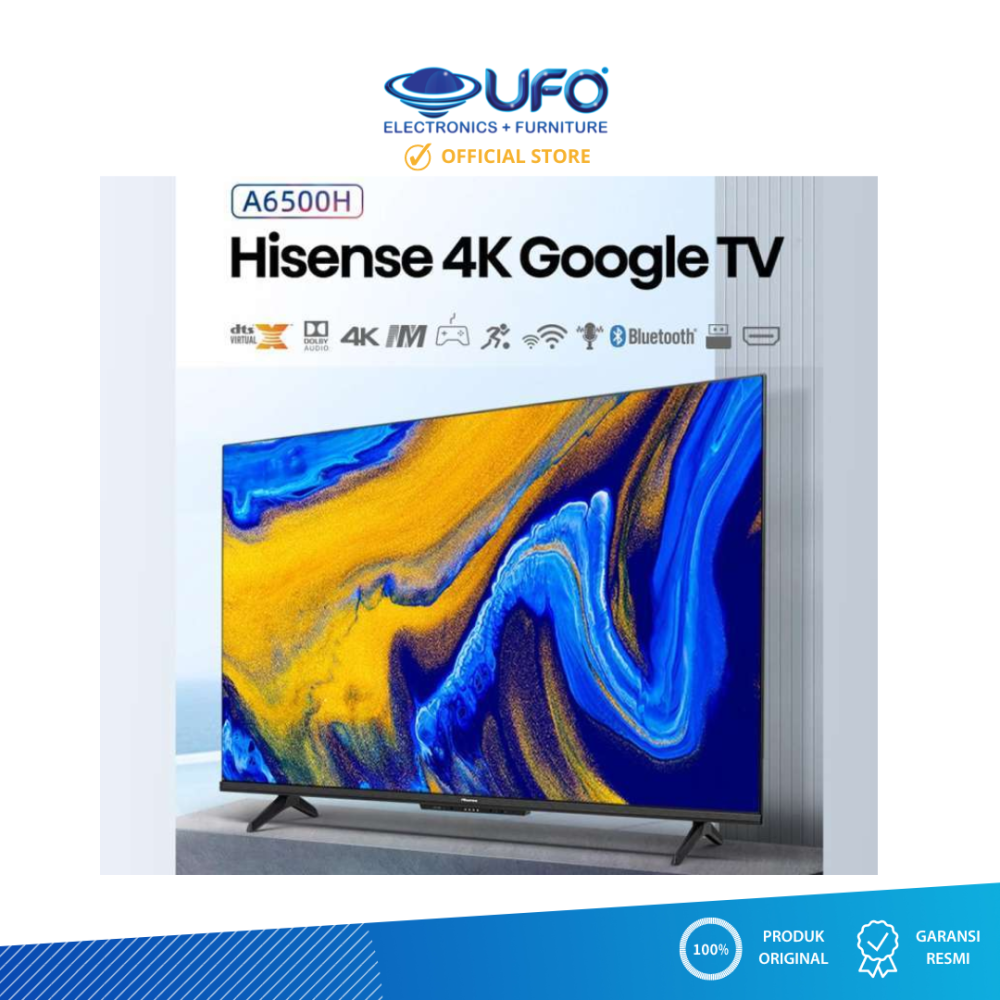 HISENSE LED TV 65A6500H 4K UHD GOOGLE TV 65 INCH HANDS FREE VOICE CONTROL