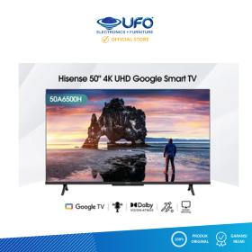 Ufoelektronika HISENSE LED TV 65A6500H 4K UHD GOOGLE TV 65 INCH HANDS FREE VOICE CONTROL