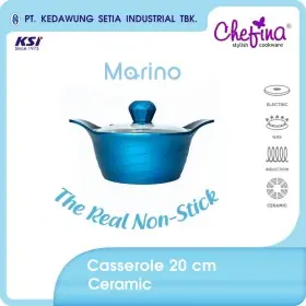 Kedawung Chefina Marino Casserole 20 cm MARINOCASSEROLE20CMCERAMIC CLERANCE SALE