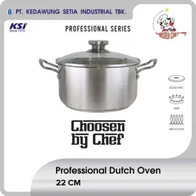 Kedawung  Master Chef Professional Panci Stainless Dutch Oven 22 cm PROFESSIONALDO22CM 