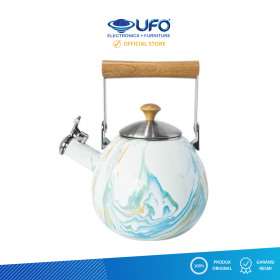 Ufoelektronika Kedawung Chefina Emerald Tea Kettle 1.7 L Enamel MARBLEKETTLE1,7L 