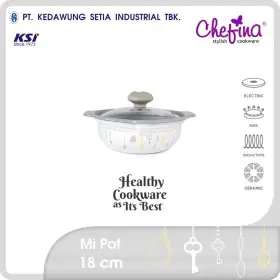 Ufoelektronika Kedawung CHANDELIERMIPOT18CM Chefina Mi Pot 18 cm Chandelier Panci Enamel