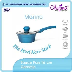 KEDAWUNG MARINOSP16CMCERAMIC Chefina Marino Sauce Pan 16 cm Ceramic Coating