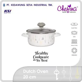 Ufoelektronika Kedawung Chefina Dutch Oven 20cm Chandelier Panci Enamel CHANDELIERDO20CM 