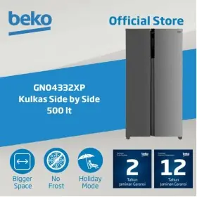 Ufoelektronika Beko Kulkas 2 Pintu Side By Side 520 Liter GNO4332XP
