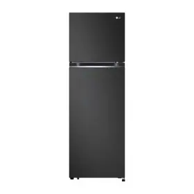 LG Kulkas 2 pintu Smart Inverter 266 Liter Black Steel GVB262PQGB