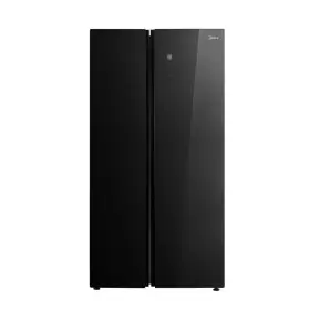 Ufoelektronika Midea Kulkas Side by Side Inverter Glass Door 548 Liter MDRS712FIE63BID