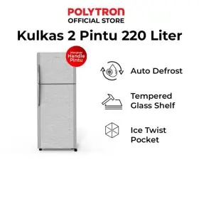 Polytron Kulkas 2 Pintu Belleza 220 Liter PRM23DMS / DMY