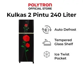 Polytron Kulkas 2 Pintu Belleza Varia 240 Liter PRM28CRX