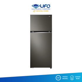 LG Kulkas 2 Pintu Smart Inverter 315 Liter GNB312PXGB