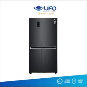 LG Kulkas Side By Side Inverter Linear Compressor 687 Liter CB247SQUV