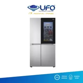 Ufoelektronika LG GCQ257CSFW KULKAS SBS DOOR IN DOOR INSTAVIEW INVERTER 647 LITER