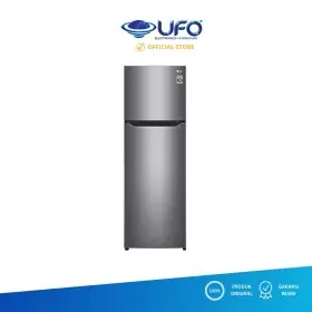 Ufoelektronika LG Kulkas 2 Pintu Smart Inverter 225 Liter GNG222SQCB