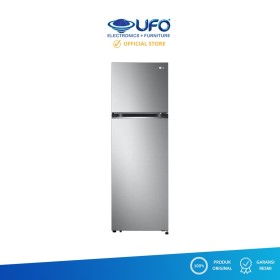 Ufoelektronika LG GVB242PLGB KULKAS 2 PINTU SMART INVERTER 243 LITER PLATINUM SILVER