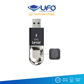 LEXAR JUMPDRIVE F35-FINGERPRINT USB -128GB LJDF35-128BBK