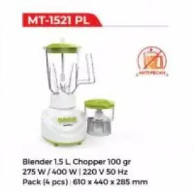 Maspion MT1521PL Blender + chooper