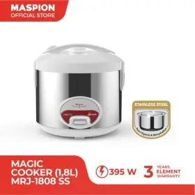 Maspion MRJ1808SS Rice Cooker 1,8 L 3in1 Magic Com Stainless 