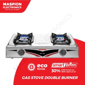 Ufoelektronika Maspion Kompor Gas 2 Tungku Stainless MKG709S 