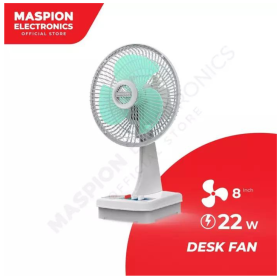 MASPION F-20P KIPAS ANGIN / DESK FAN 8 INC / F20P