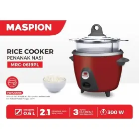 Maspion Rice Cooker Magic Com 0,6 Liter  MRC0619PL 