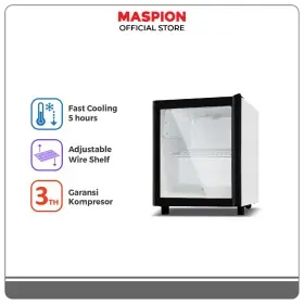Maspion Showcase Portable 63 Liter USG063BW