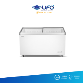 Ufoelektronika Maspion Chest Freezer Box 500 Liter Sliding Glass MFI500C