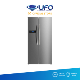 Ufoelektronika Midea Kulkas 2 Pintu Side By Side 525 Liter HC689WE