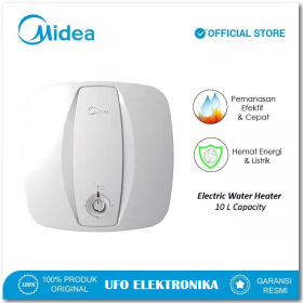 Ufoelektronika Midea D10-02VA Water Heater Listrik Kapasitas 10 Liter 200 Watt