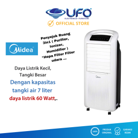 Midea AC200W Air Cooler Kapasitas Tangki 7 LIter Garansi