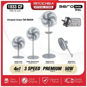 MITOCHIBA Kipas Angin Multifungsi 4in1 1833CFGREY 16 Inch AERO Series