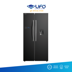 Ufoelektronika Toshiba Kulkas 2 Pintu Side By Side Inverter Japan Quality 525 Liter GRRS682WE-PMF