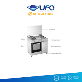 Ufoelektronika Modena FC7943S Freestanding Cooker 90cm