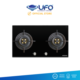 Ufoelektronika Modena Kompor Tanam Gas 2 Tungku BH2723LL