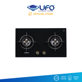 Ufoelektronika Modena Kompor Gas Tanam 2 Tungku BH2725GABK