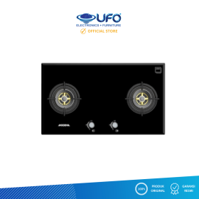 Ufoelektronika Modena Kompor Tanam Gas 2 Tungku BH6725LF