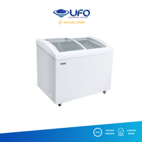 Modena Chest Freezer Box Sliding Glass 2 Pintu 335 Liter MC0335