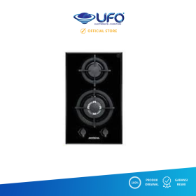 Ufoelektronika Modena Kompor Tanam Gas 2 Tungku BH1325ACBK