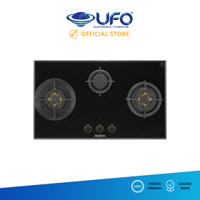 Ufoelektronika Modena Kompor Tanam Gas 3 Tungku BH1935LB