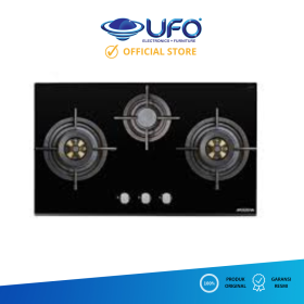Ufoelektronika Modena Kompor Gas Tanam 3 Tungku BH2933LL
