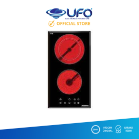 Ufoelektronika Modena Kompor Tanam Listrik Vitroceramic 2 Tungku BC1321L