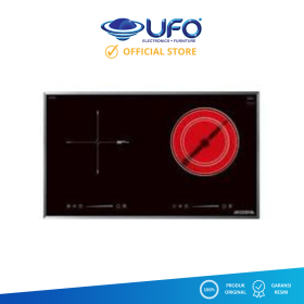 Ufoelektronika Modena Kompor Tanam Hybrid Induksi Listrik 2 Tungku BK1725