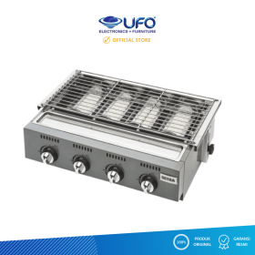 Ufoelektronika GETRA OL-4B GRILLER 4 Burner Roaster Kompor Pemanggang 4 Tungku OL4B