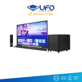 Ufoelektronika Polytron 43 Inch Smart Lite Tv Sound Bar & Subwoofer PLD43BCV8868 