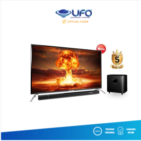 Ufoelektronika Polytron PLD50B8750 Led FHD Analog TV 50 Inch SOUNDBAR DAN SUBWOOFER